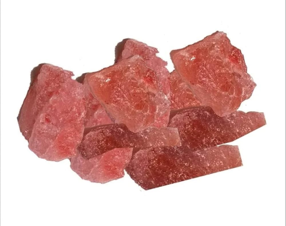 Red Alum - Phitkari (Red) (Pink) - Fitkari (Lal) (Gulabi) - Sphatika - Potash Alum