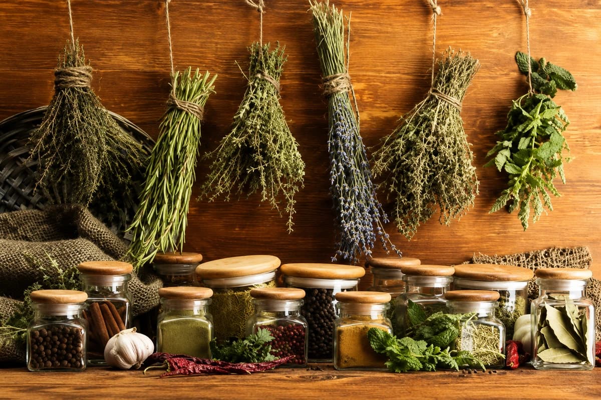 Country Herbs and Natural herbs