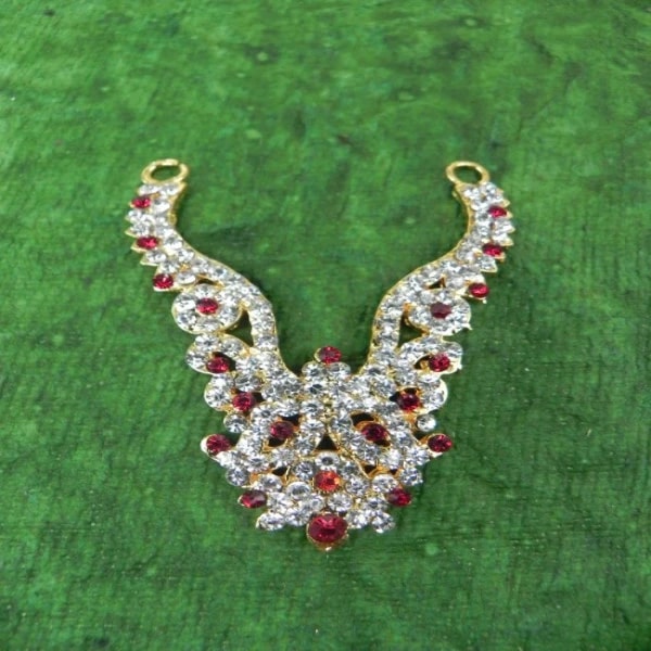 Stone Kavai Haaram Height - 6.5 inch