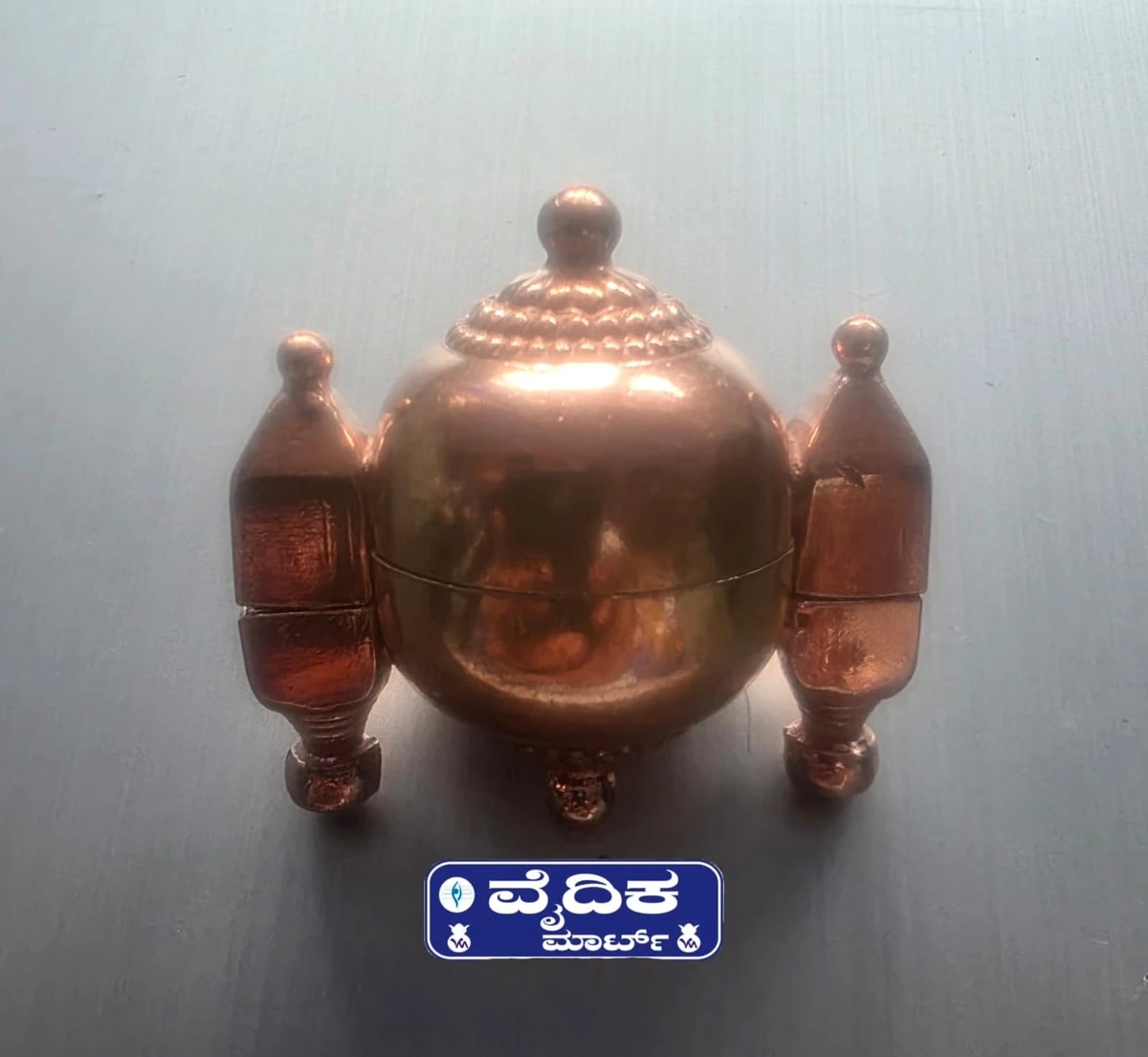COPPER GUNDGADGI LINGADA BOX, KARADAGI SHIVALINGADA BOX NO:1