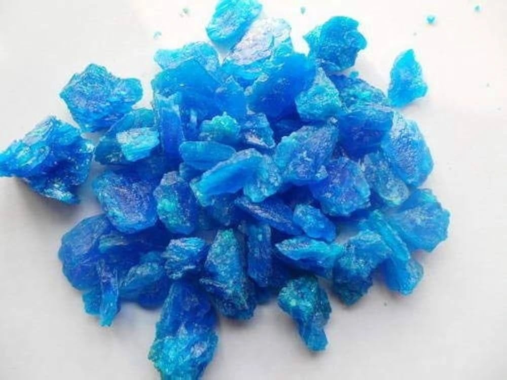 Neela Thotha (Crystals) - Copper Sulphate - Blue Thothia - Tutia - Nila Tota - Nila Thutha - Cupric Sulphate - Neela Tota - Neela Thutha - Blue Vitriol - Bluestone - Blue Stone